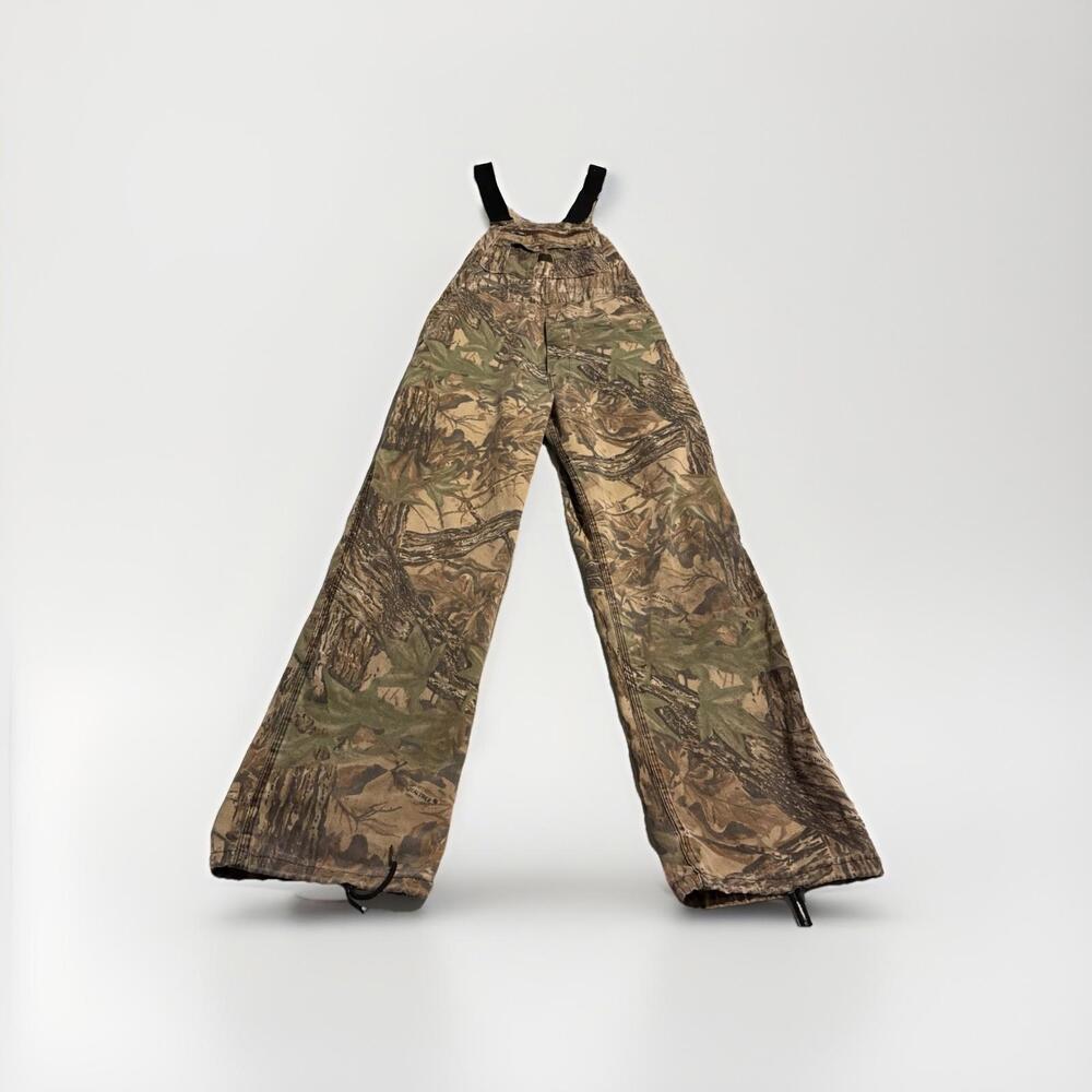 Vintage Liberty Overalls Woodland Green Camo Men’s Size 44 Reg 32” Inseam Read